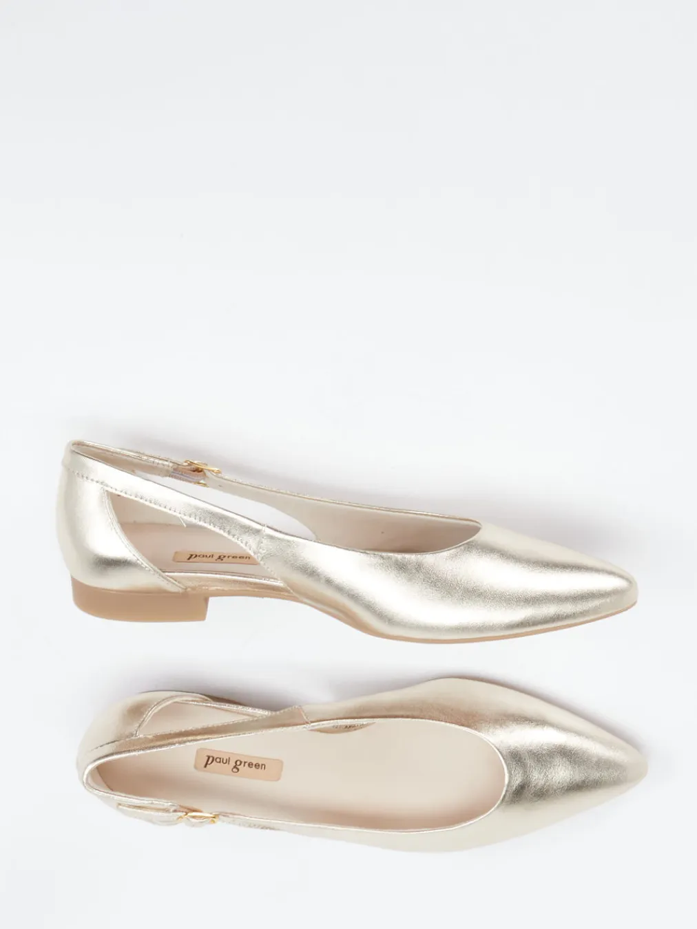 – Ballerinas aus Metallicleder farben-Paul Green