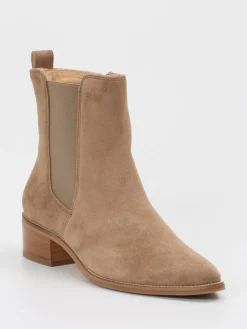 – Chelsea Boots aus Veloursleder sandbeige-Paul Green Sale
