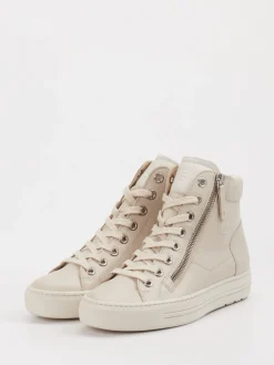 – High-Top Sneaker aus Leder cremeweiß-Paul Green Discount