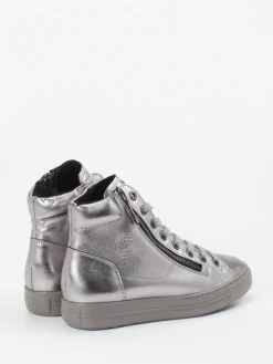 – High-Top-Sneaker aus Metallicleder-Paul Green New