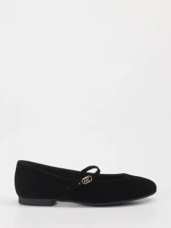 – Mary Jane Ballerinas aus Veloursleder-Paul Green Clearance