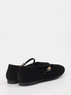 – Mary Jane Ballerinas aus Veloursleder-Paul Green Clearance