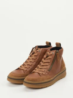 – Mid-Top Sneaker aus Kalbleder cognac-Paul Green Hot