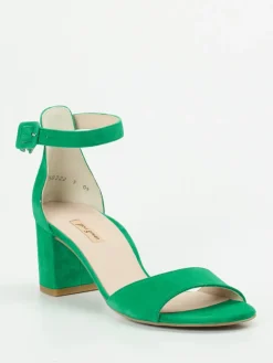 – Sandale aus Veloursleder in Gras-Paul Green New