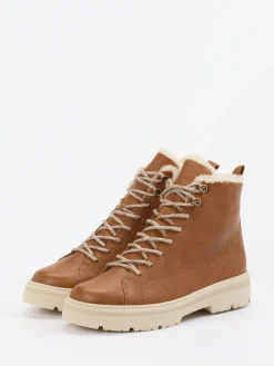 – Schnürstiefelette aus Kalbleder cognac-Paul Green Best