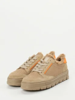 – Sneaker aus Nubukleder sandbeige-Paul Green Outlet