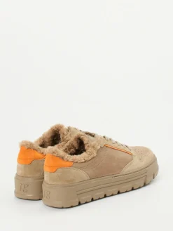 – Sneaker aus Nubukleder sandbeige-Paul Green Outlet