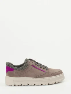– Sneaker aus Veloursleder in Taupe-Paul Green Best