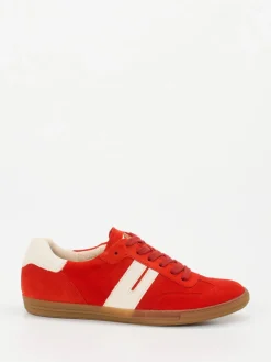 – Sneaker aus Veloursleder Tomaten-Paul Green Sale