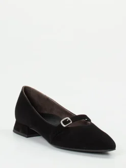 – Spangenpumps aus Veloursleder-Paul Green New