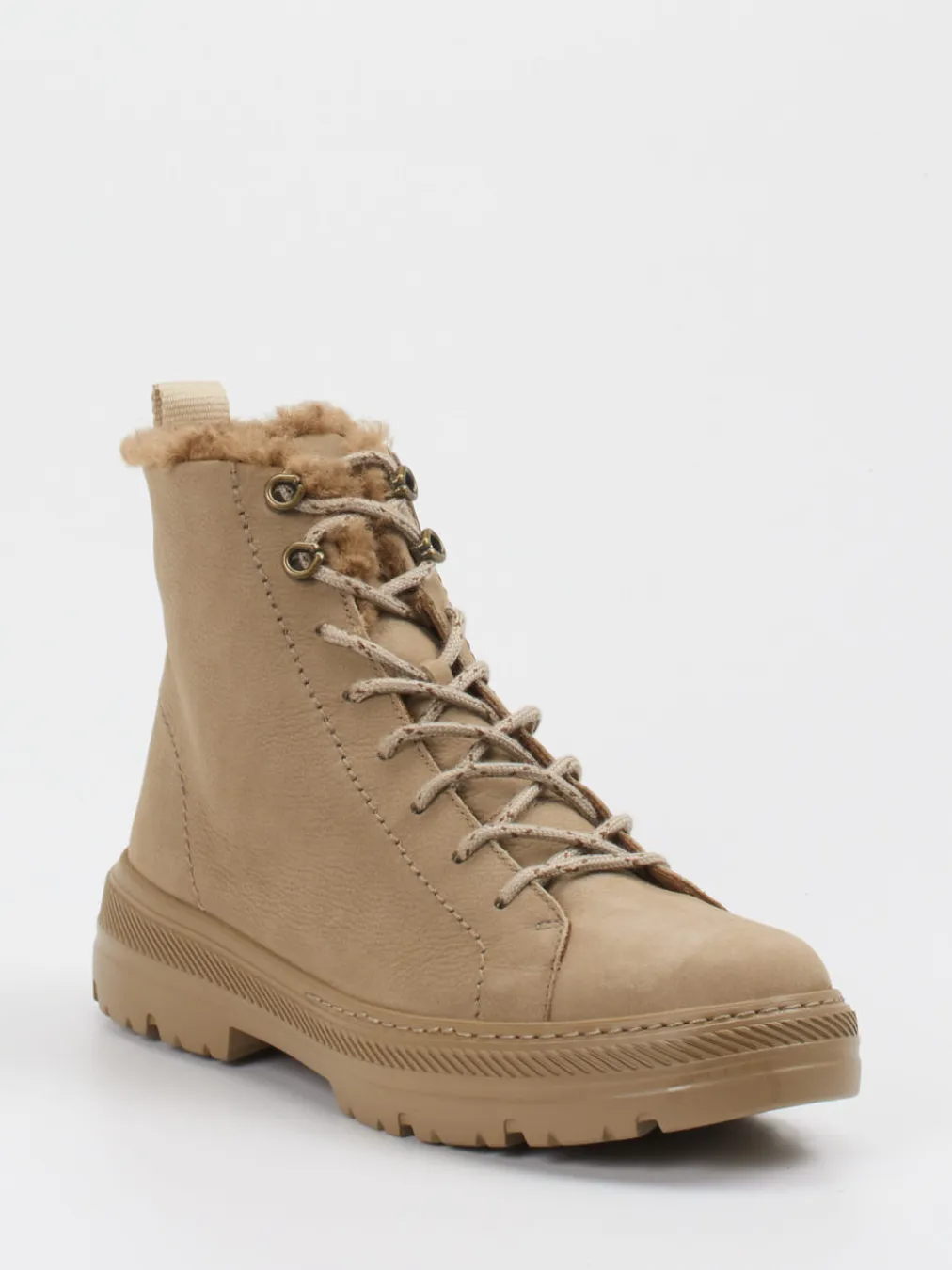 – Stiefelette aus Nubukleder beige-Paul Green Clearance