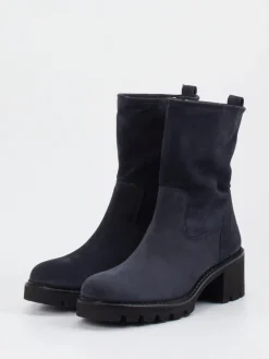 – Stiefelette aus Veloursleder Dunkel-Paul Green New