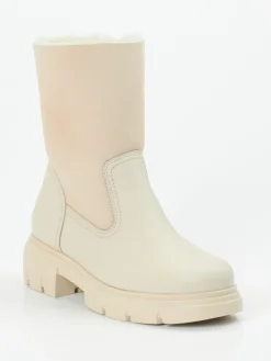 – Stiefelette aus Velours- und Glattleder-Paul Green Discount