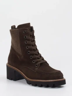 – Stiefelette aus Veloursleder schoko-Paul Green Outlet