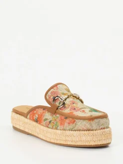 – Plateau-Mules aus Textil mit Jute-Detail-Pedro Miralles Best