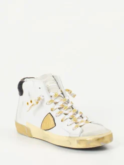 – High-Top Sneaker aus Kalbleder-Philippe Model New