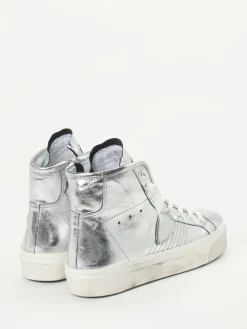 – High-Top Sneaker aus Metallicleder-Philippe Model New