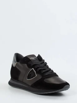 – Sneaker aus Veloursleder-Philippe Model Best