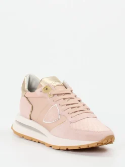 – Sneaker aus Veloursleder in Rosé-Philippe Model New