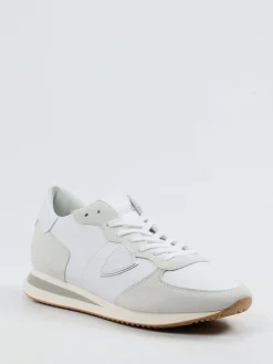 – Sneaker aus Veloursleder und Nappa-Philippe Model