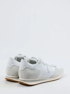 – Sneaker aus Veloursleder und Nappa-Philippe Model