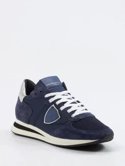 – Sneaker aus Veloursleder und Nylon-Philippe Model Outlet