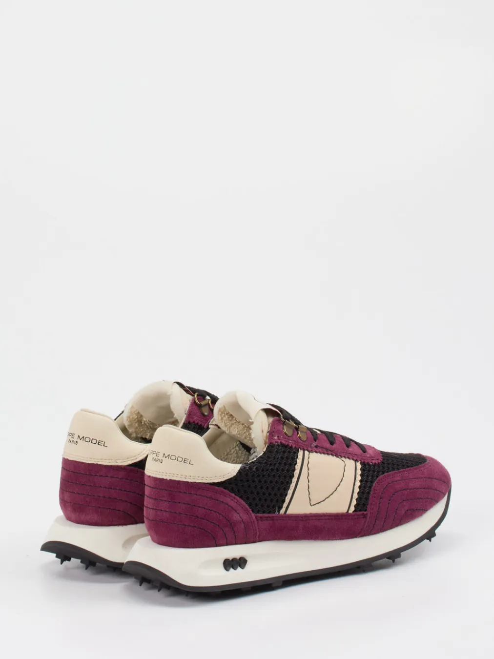 – Sneaker aus Veloursleder in Brombeer-Philippe Model Hot