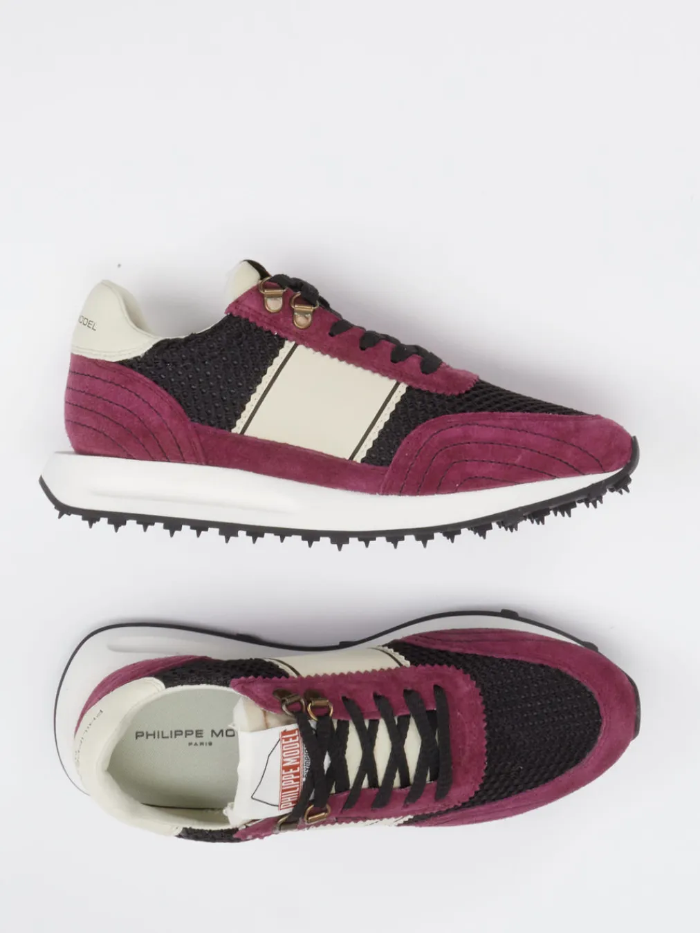 – Sneaker aus Veloursleder in Brombeer-Philippe Model Hot