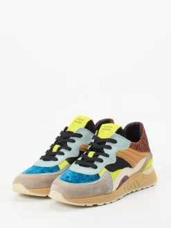 – Chunky Sneaker aus Kalbleder mehrfarbig-Piedi Nudi Discount