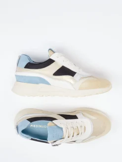 – Chunky Sneaker aus Veloursleder beige-Piedi Nudi Best