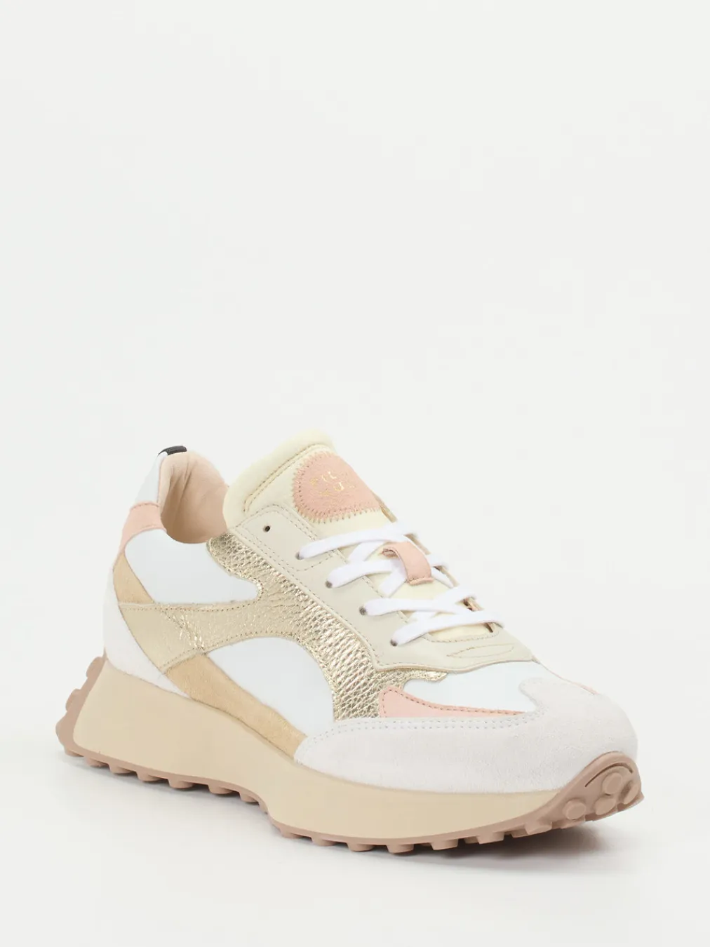 – Sneaker aus Kalbleder mit Metallic-Finish-Piedi Nudi Sale