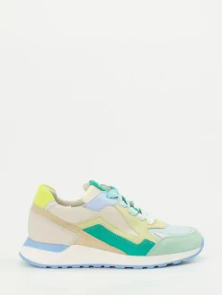 – Sneaker aus Kalbleder und Mesh Pastell-Piedi Nudi Online