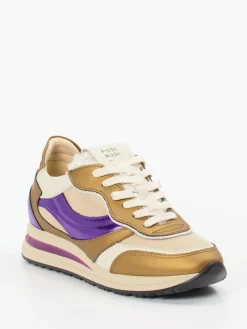 – Sneaker aus Kalbleder mit Metallic-Details-Piedi Nudi Online
