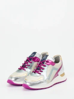 – Sneaker aus Metallicleder in color-Piedi Nudi Discount