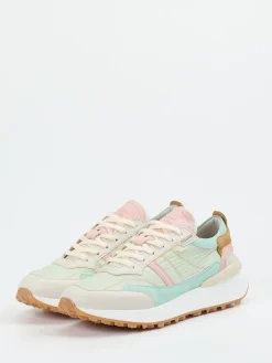 – Sneaker aus Veloursleder in Pastellfarben-Piedi Nudi Outlet
