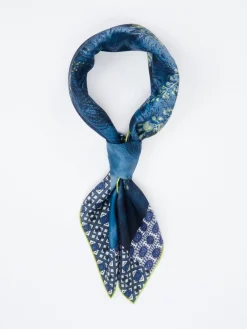 – Halstuch aus Seide Dunkelblau-Pierre-Louis Mascia Hot