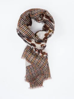 – Langschal aus Kaschmir mit Print-Mix-Pierre-Louis Mascia