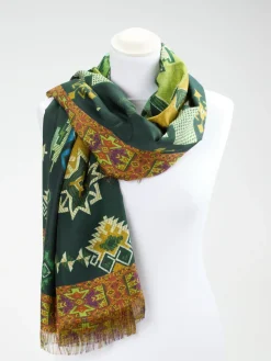 – Modetuch aus Seide mit Ethnomuster-Pierre-Louis Mascia Outlet