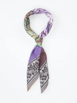 – Seidentuch aus Seide mit Ethno-Print-Pierre-Louis Mascia Outlet