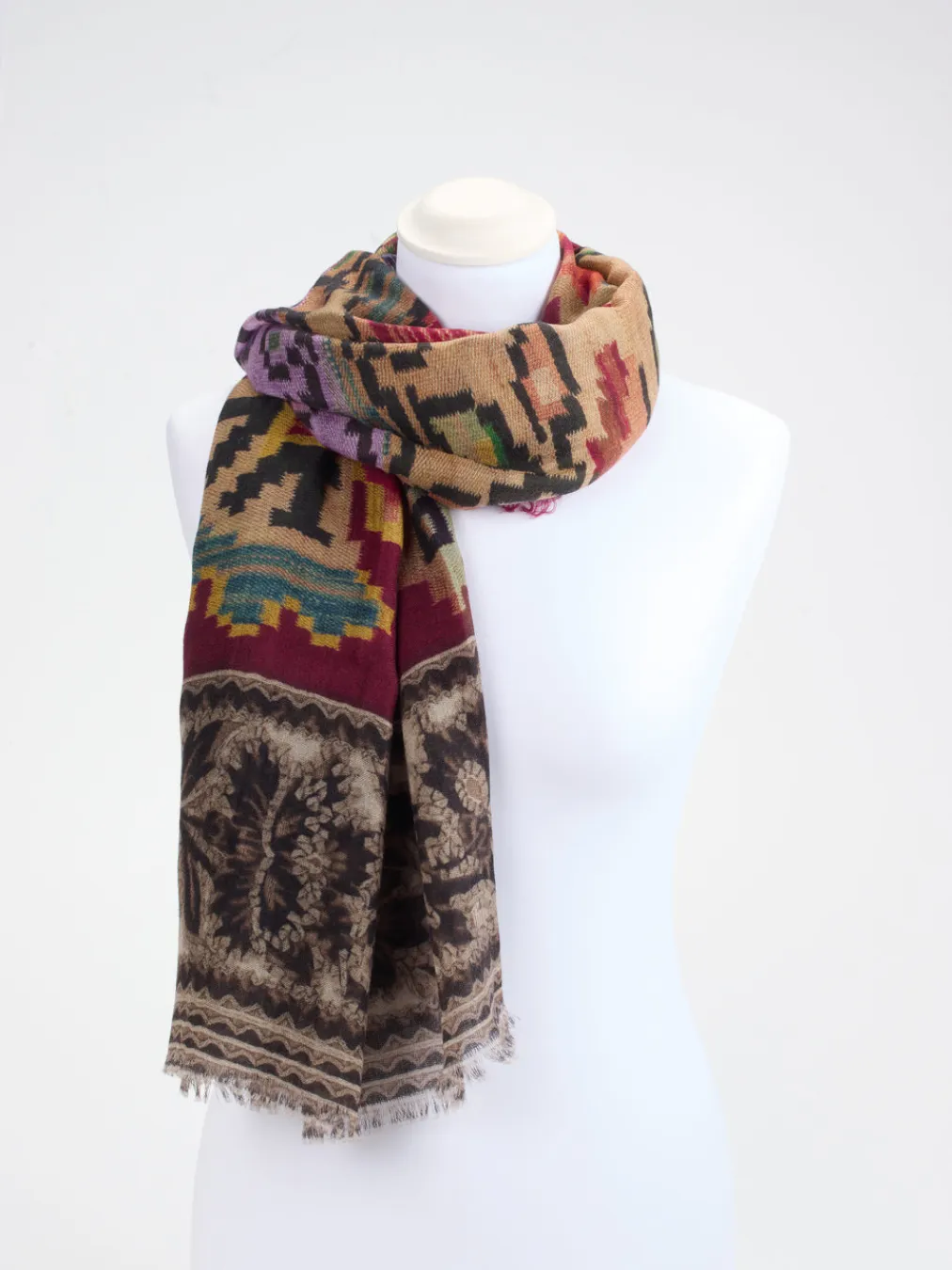 – Webschal aus Kaschmir color-Pierre-Louis Mascia Online