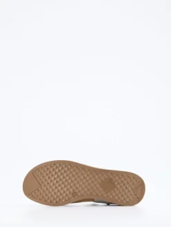 – Keilsandalette aus Veloursleder und Textil-Piesanto Outlet