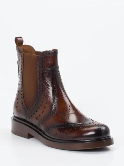 – Chelsea Boots aus Kalbleder Dunkel-Pons Quintana Online