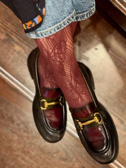 – Loafer aus Kalbleder Bordeauxviolett-Pons Quintana