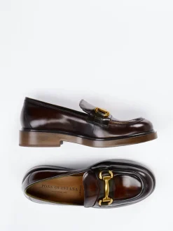 – Loafer aus Kalbleder Dunkel-Pons Quintana Sale