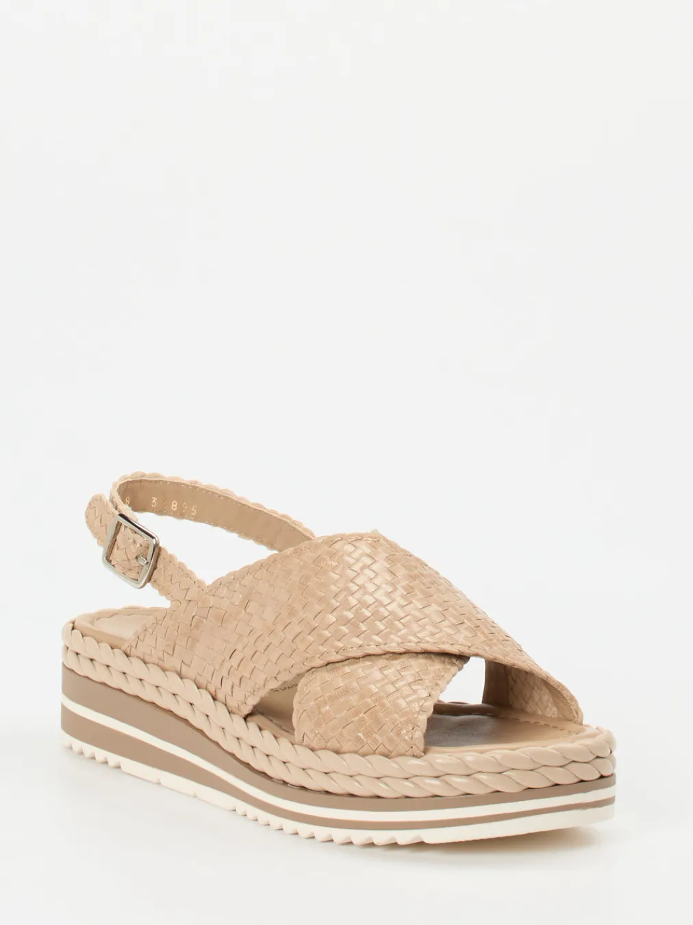 – Plateau-Sandale aus Flechtleder-Pons Quintana Sale