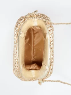 – Schultertasche aus Flechtleder-Pons Quintana Best