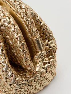 – Schultertasche aus Flechtleder-Pons Quintana Best