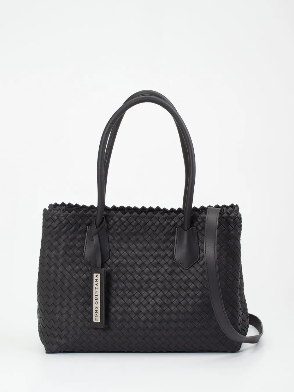 – Shopper aus Flechtleder-Pons Quintana