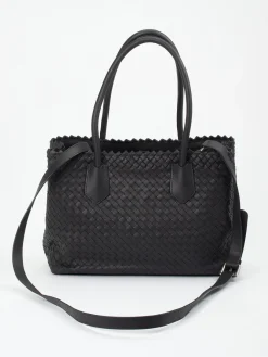 – Shopper aus Flechtleder-Pons Quintana