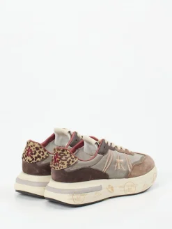 – Chunky Sneaker aus Veloursleder taupe-Premiata Clearance